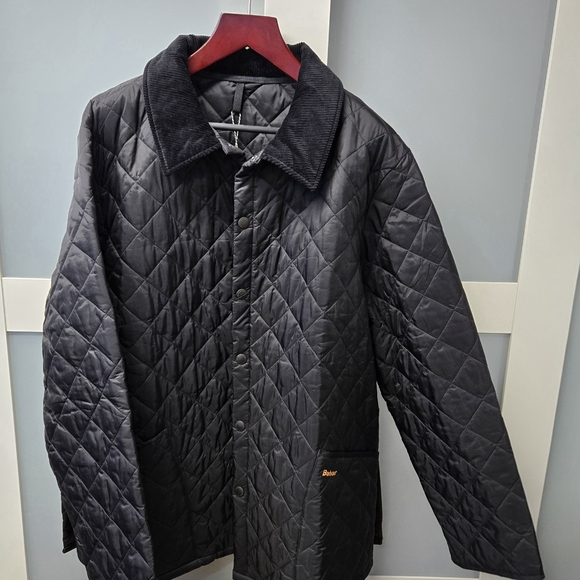 Black Barbour Liddesdale Quilted Jacket -NWT - Picture 1 of 7